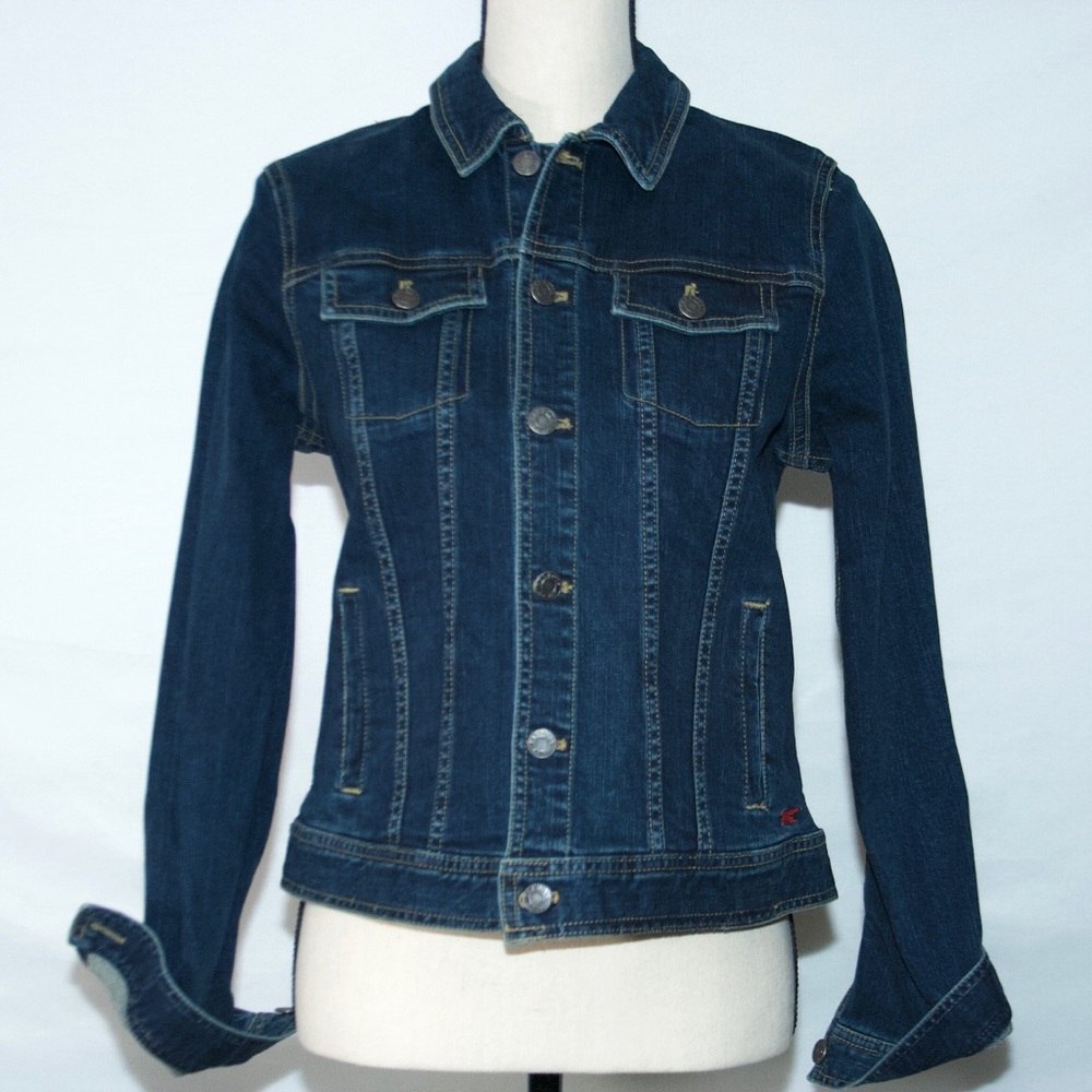 NWT! Talbots denim jean jacket Sz MP